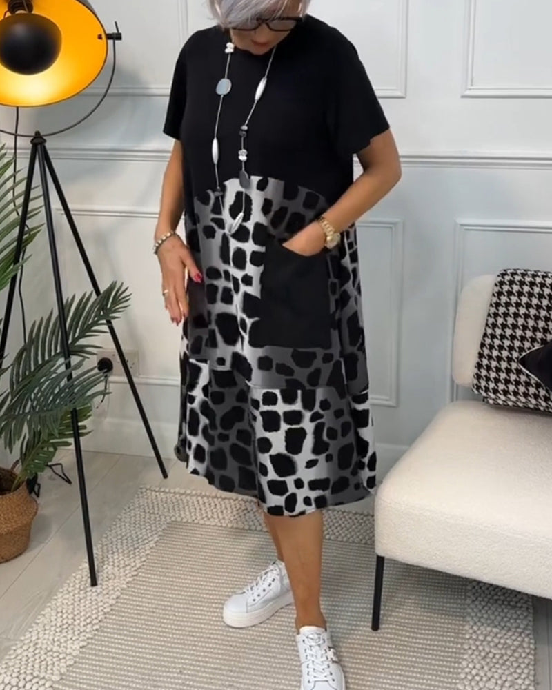 Lina | Luftiges Sommerkleid für Damen mit Rundhalsausschnitt