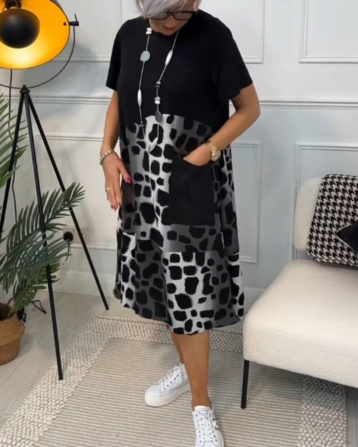 Lina | Luftiges Sommerkleid für Damen mit Rundhalsausschnitt
