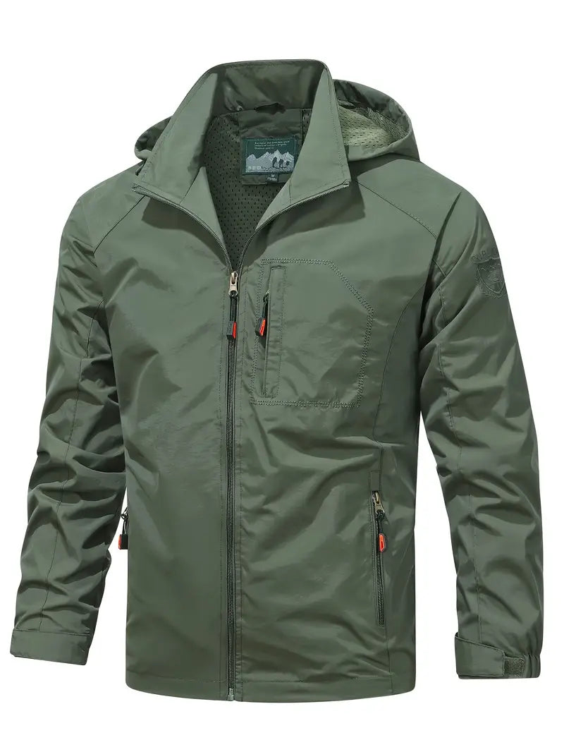 Wendell | Leichte Herrenjacke für Herren mit langen Ärmeln und Stehkragen