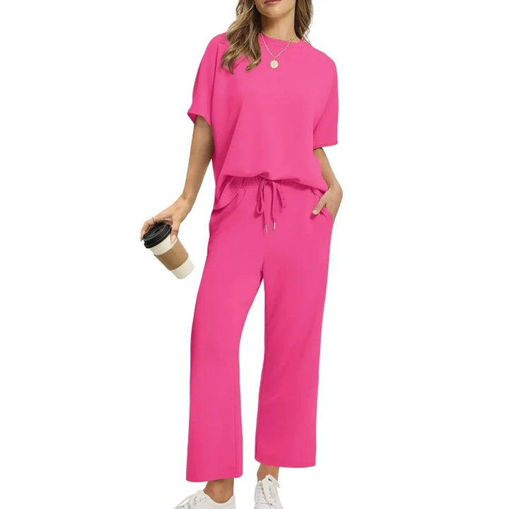 Avery | Lässiges Oberteil- und Hosen-Set für Damen