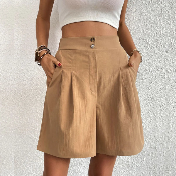 Layla | Elegante Bequeme Shorts für Damen mit mittlerem Bund