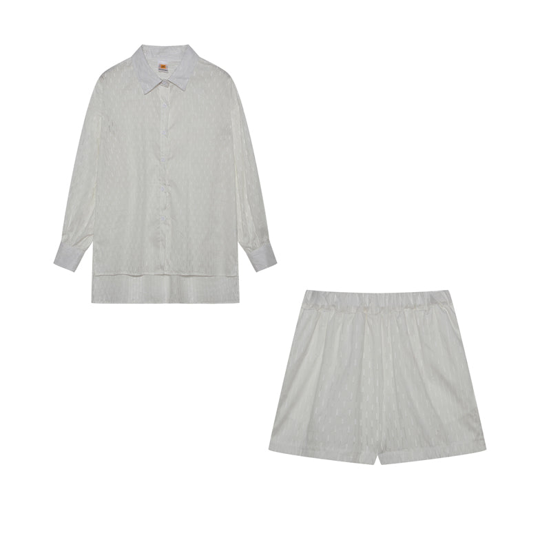 Elizabeth | Luftiges Shirt- und Shorts-Set