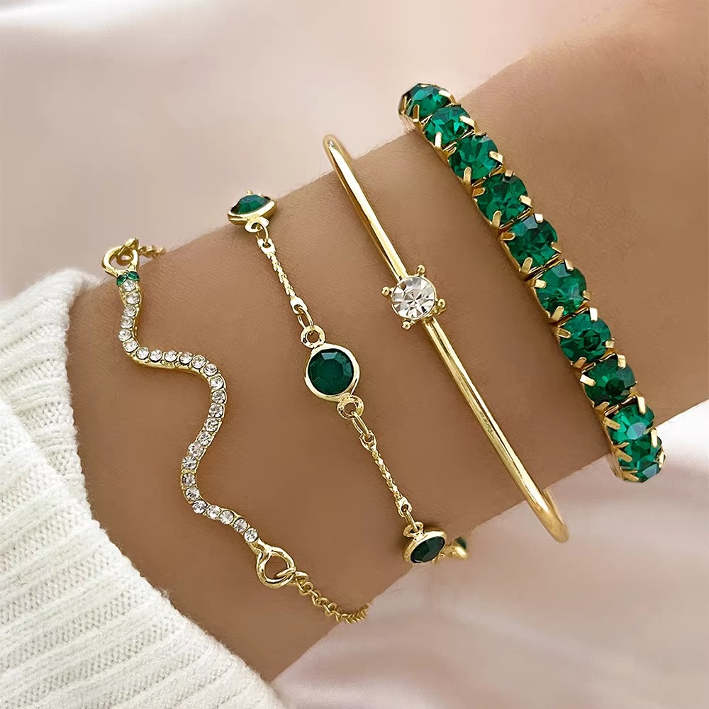 Celeste | Elegantes 4-teiliges Armband-Set für Damen