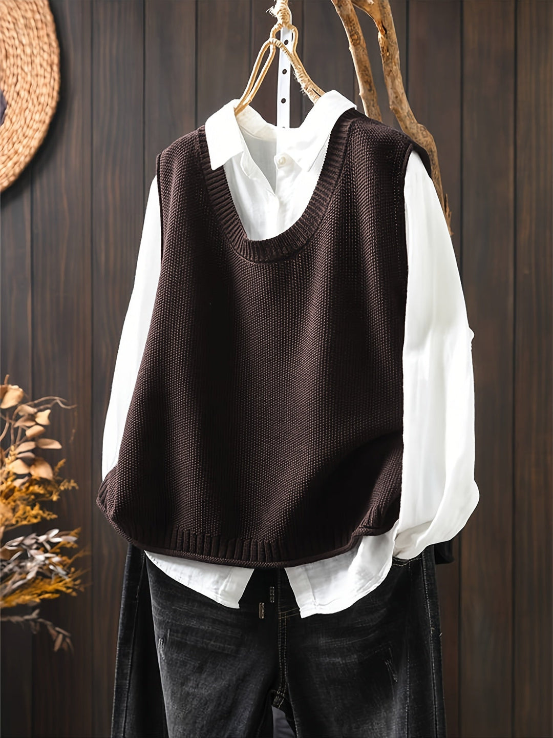 Der Rowan | Grace Cardigan für Damen mit Rundhalsausschnitt und langen Ärmeln