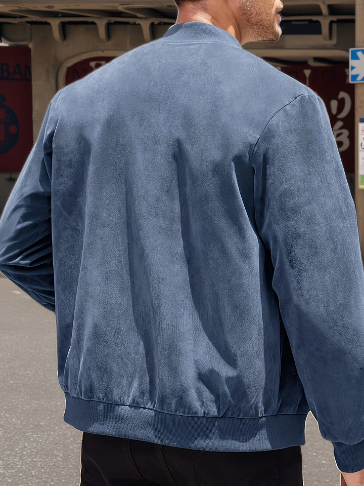 Mason | Stilvolle Zip-Up Jacke für Herren mit Stehkragen und langen Ärmeln