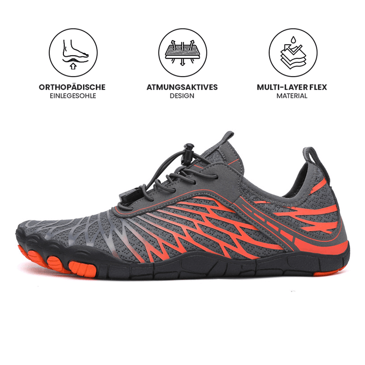 Alex | Unisex Barfuß-Orthopädische Schuhe mit flachem Absatz