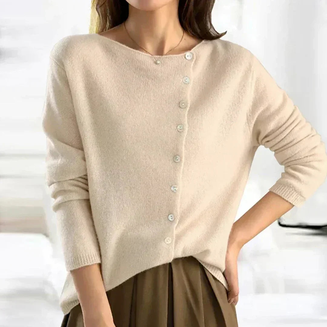 Paige | Cozy Cardigan für Damen mit V-Ausschnitt und langen Ärmeln