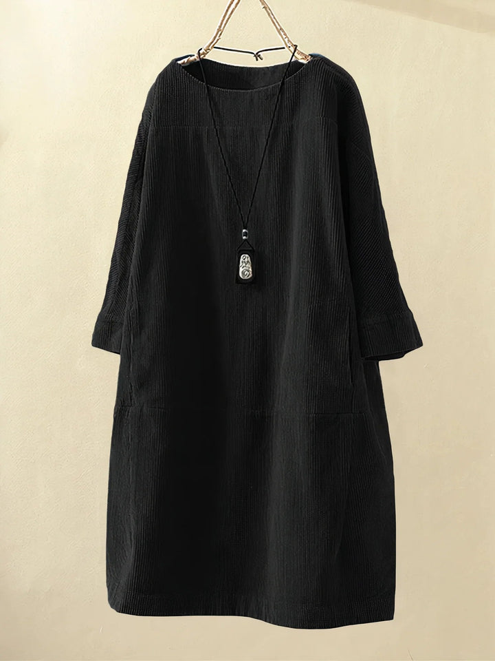 Zophie | Entspanntes Vintage-Cordkleid