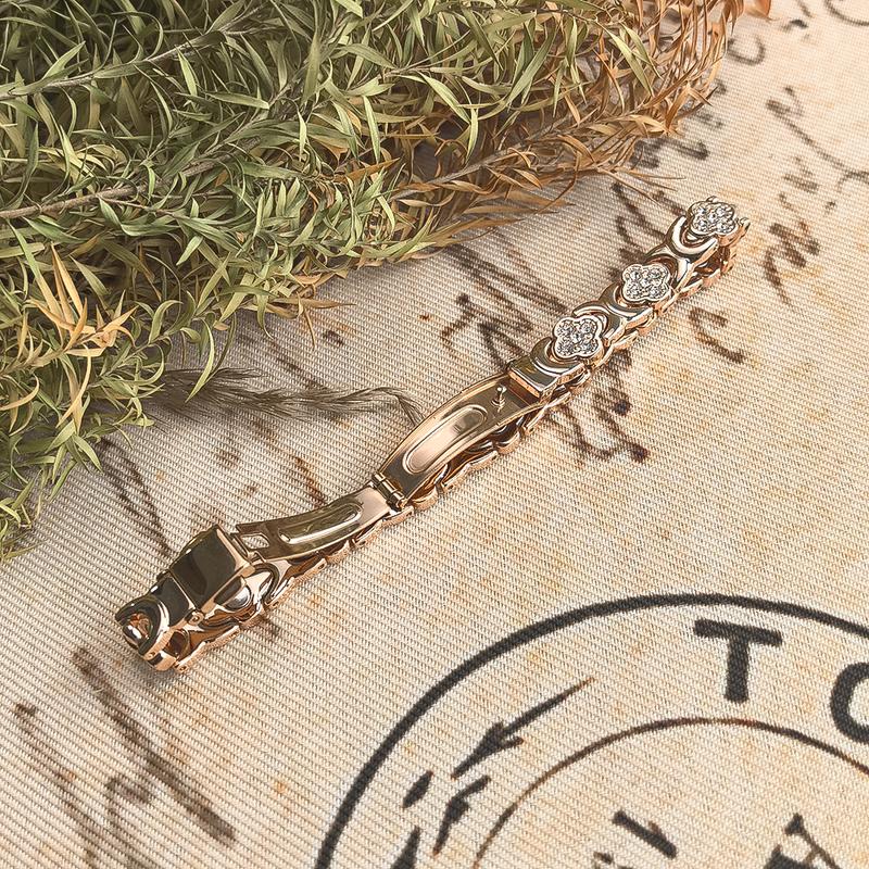 Aurelia | Elegantes Magnetisches Kupferarmband