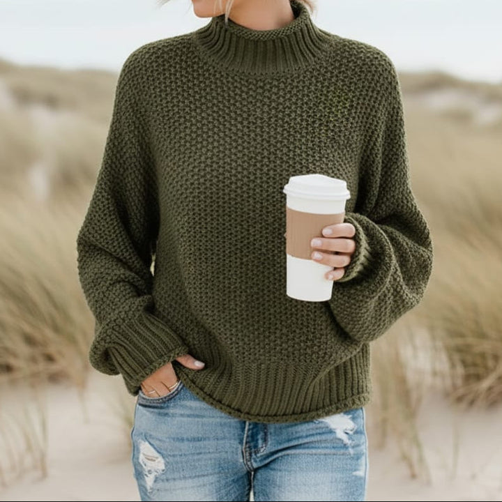 Clara | Pull à col roulé à manches longues pour femme