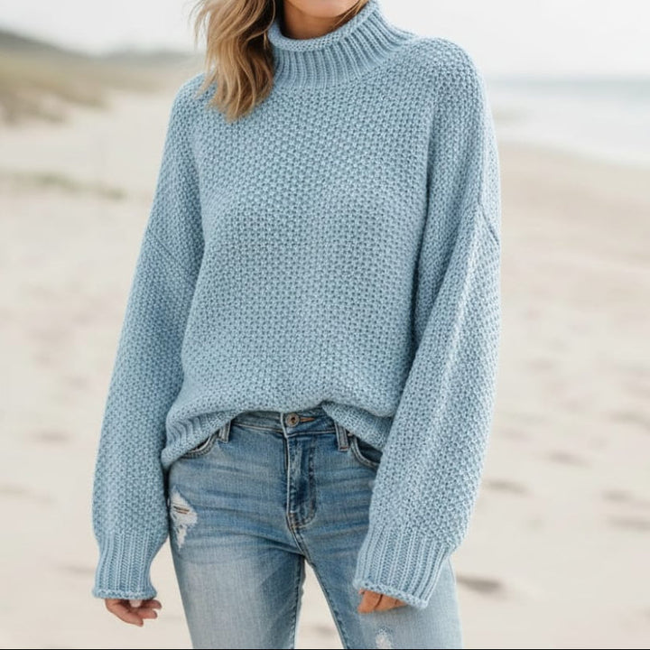 Clara | Pull à col roulé à manches longues pour femme