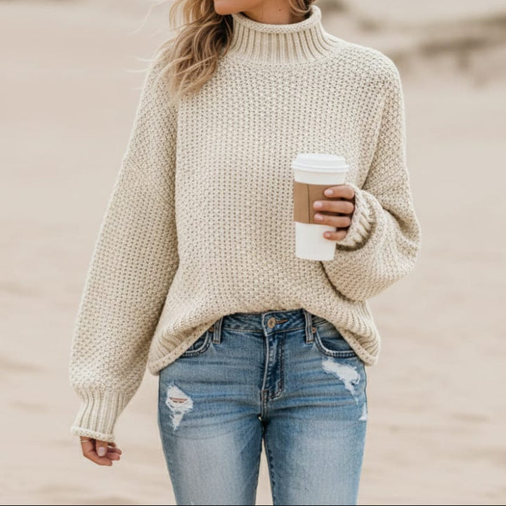 Clara | Pull à col roulé à manches longues pour femme
