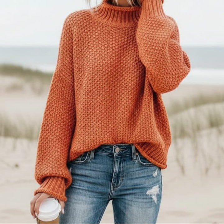 Clara | Pull à col roulé à manches longues pour femme