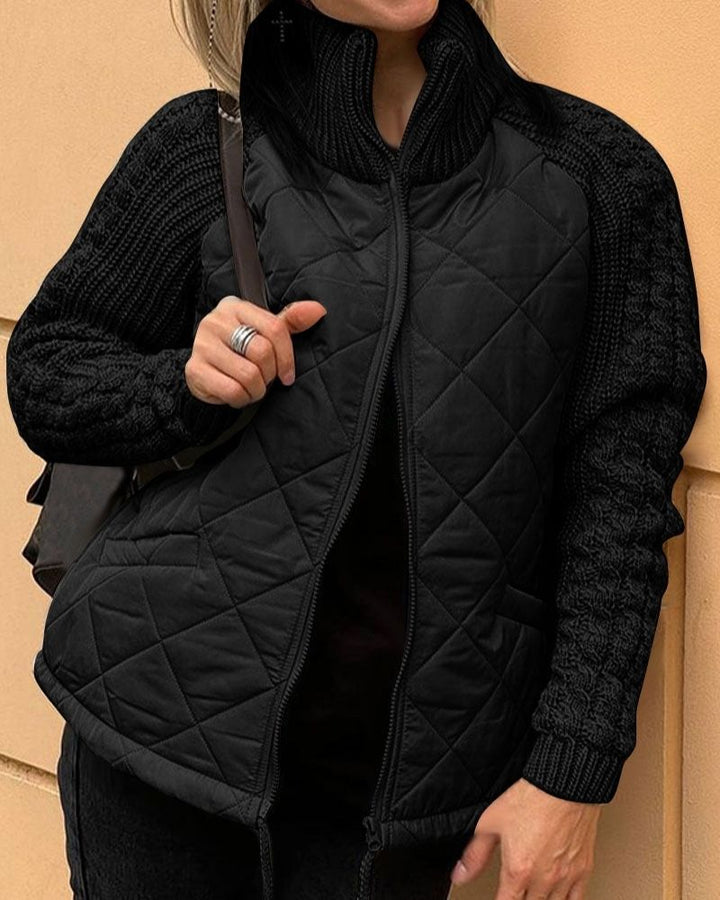 Mila | Damen-Strickjacke mit Taschen und langen Ärmeln