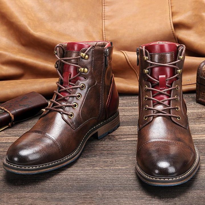 Dawson | Oxford-Stiefel für Herren mit flachem Absatz
