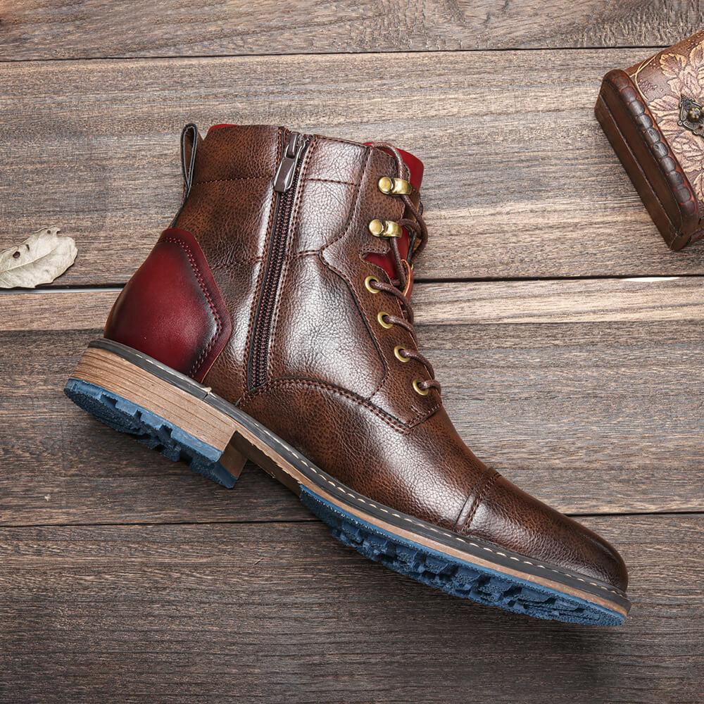 Dawson | Oxford-Stiefel für Herren mit flachem Absatz