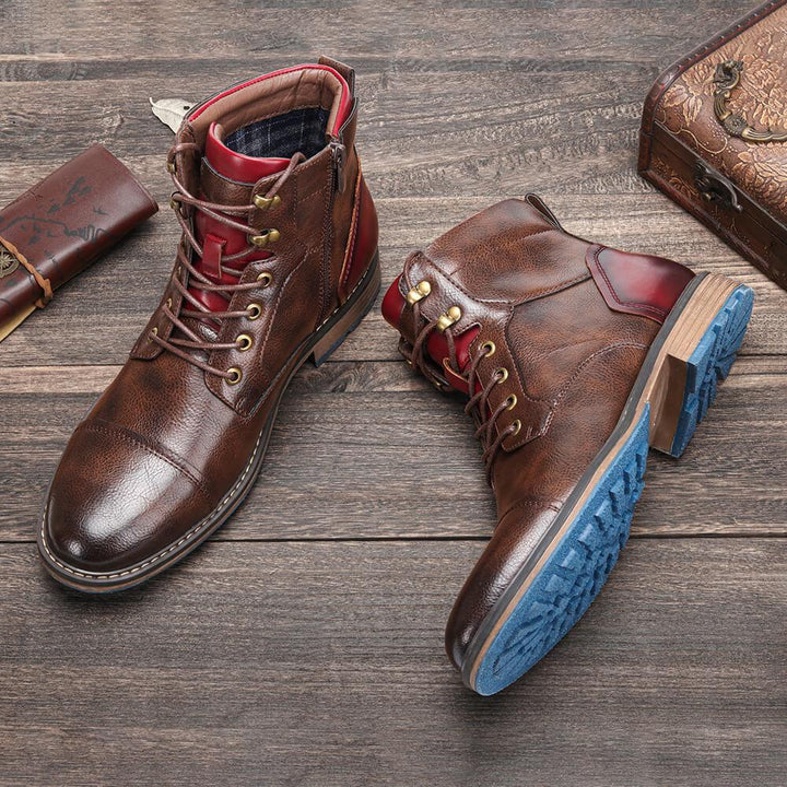 Dawson | Oxford-Stiefel für Herren mit flachem Absatz