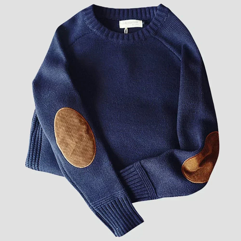 Taylor | Harbour Pullover aus e mit Rundhalsausschnitt und langen Ärmeln