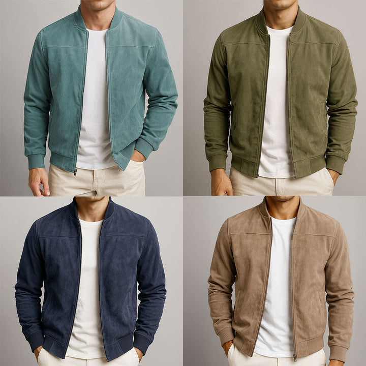 Marius | Klassische Urban Jacke für Herren mit Rundhalsausschnitt