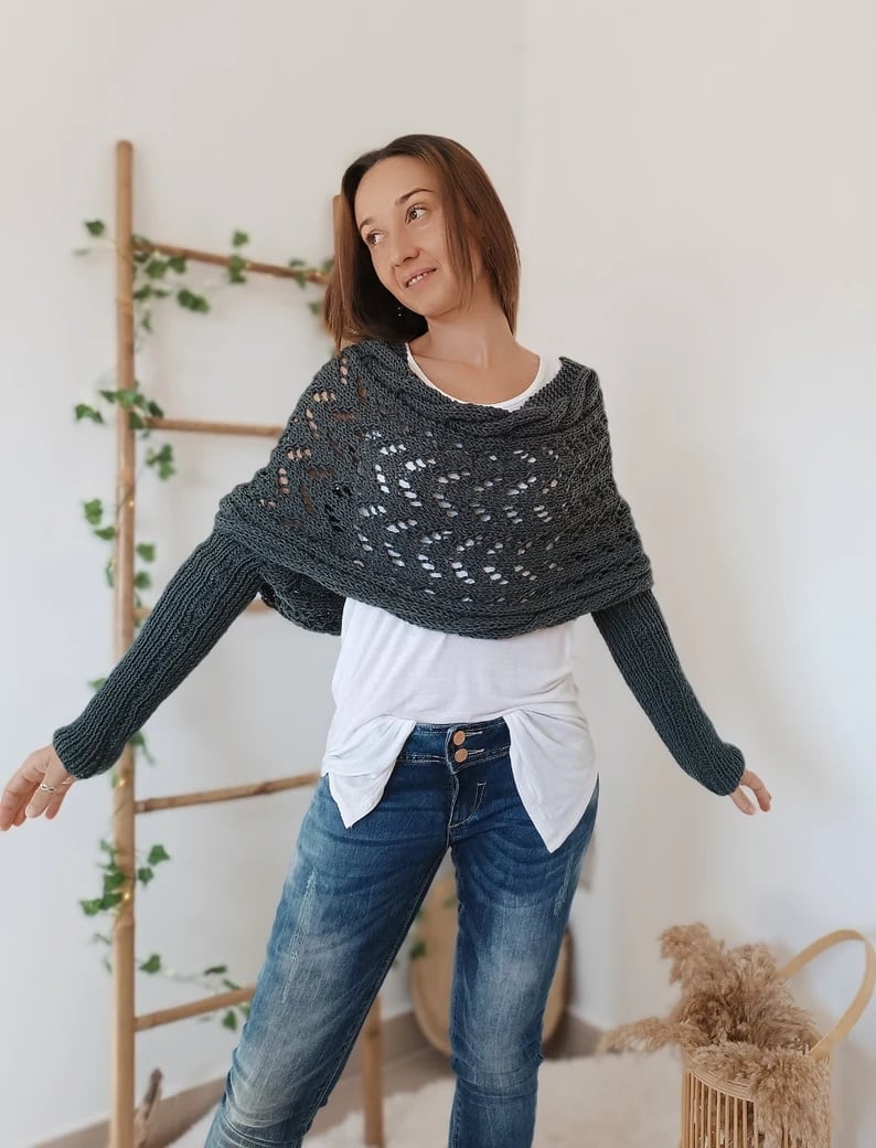 Eleonora | Halstuch für Damen mit Ärmeln