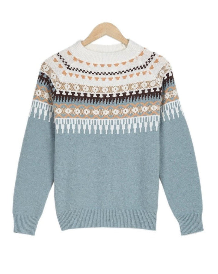 Laura | Bequemer Eleganter Pullover für Damen mit Rundhalsausschnitt