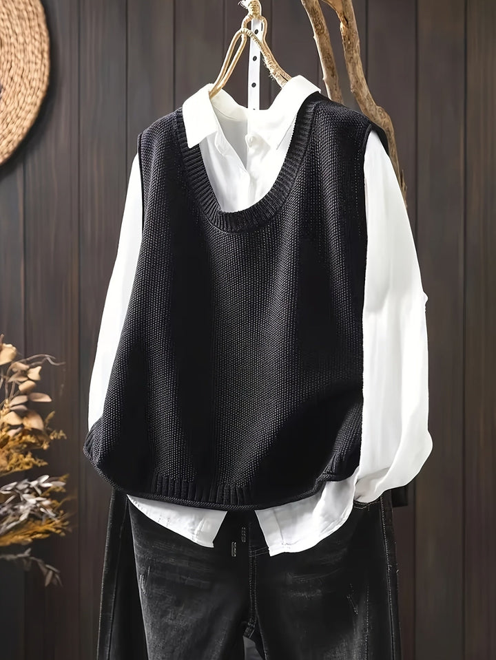 Der Rowan | Grace Cardigan für Damen mit Rundhalsausschnitt und langen Ärmeln
