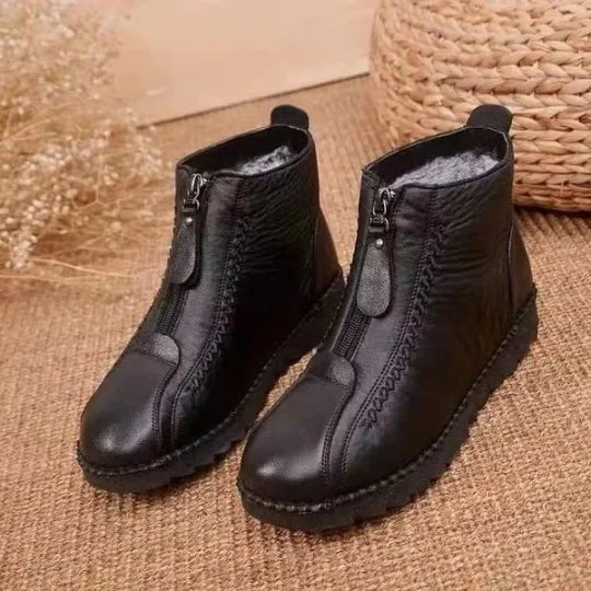 Mia | Elegante Rutschfeste Stiefeletten für Damen mit flachem Absatz