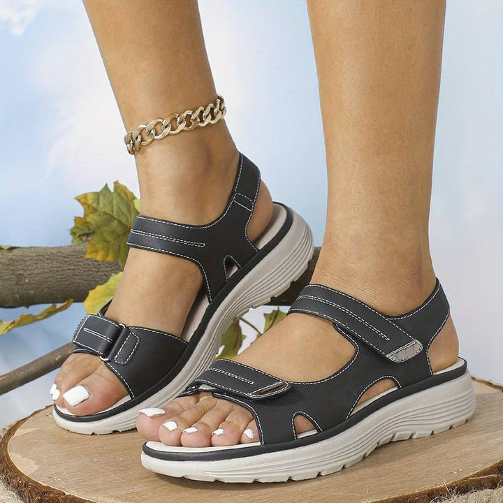 OrthoPro | Bequeme Orthopädische Sandalen für Damen mit flachem Absatz