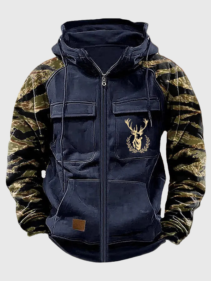 Owen | Men's Hooded Jacket with Drawstring and Pockets