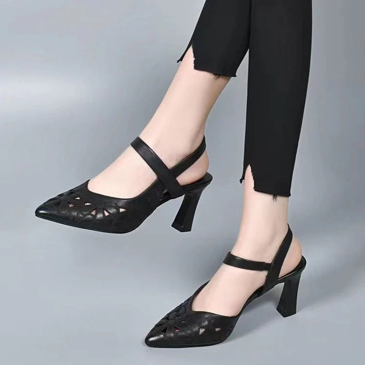 Jonah | Retro Orthopädische High Heels Pumps für Damen