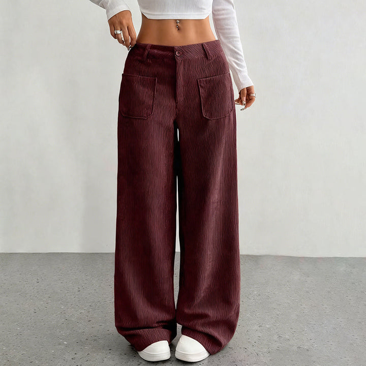 Damen Freizeit-Hochbundhose | Lockere Passform für ultimativen Komfort und Stil