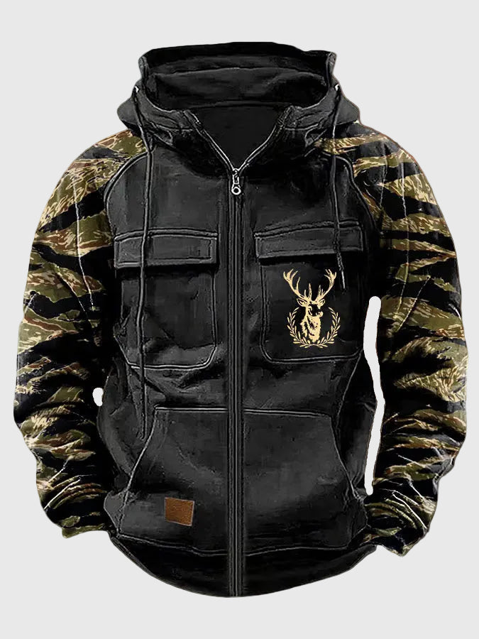 Owen | Men's Hooded Jacket with Drawstring and Pockets