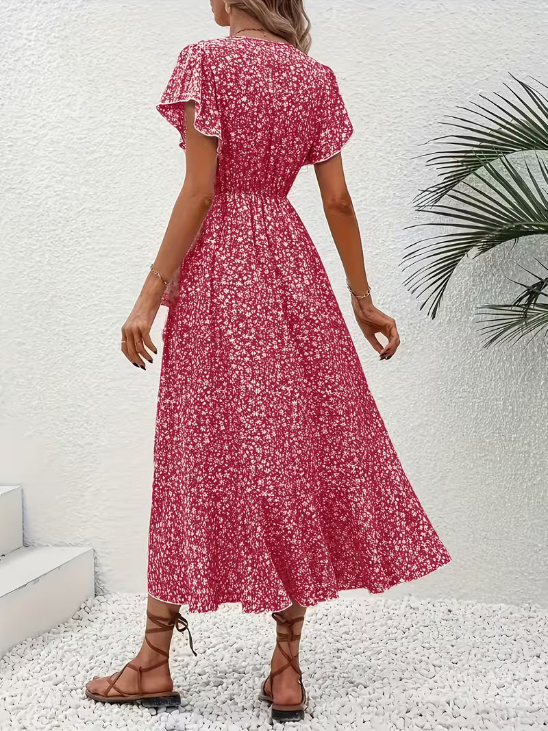 Elara | Fließendes, Bauch-umspielendes Wickelkleid für Damen