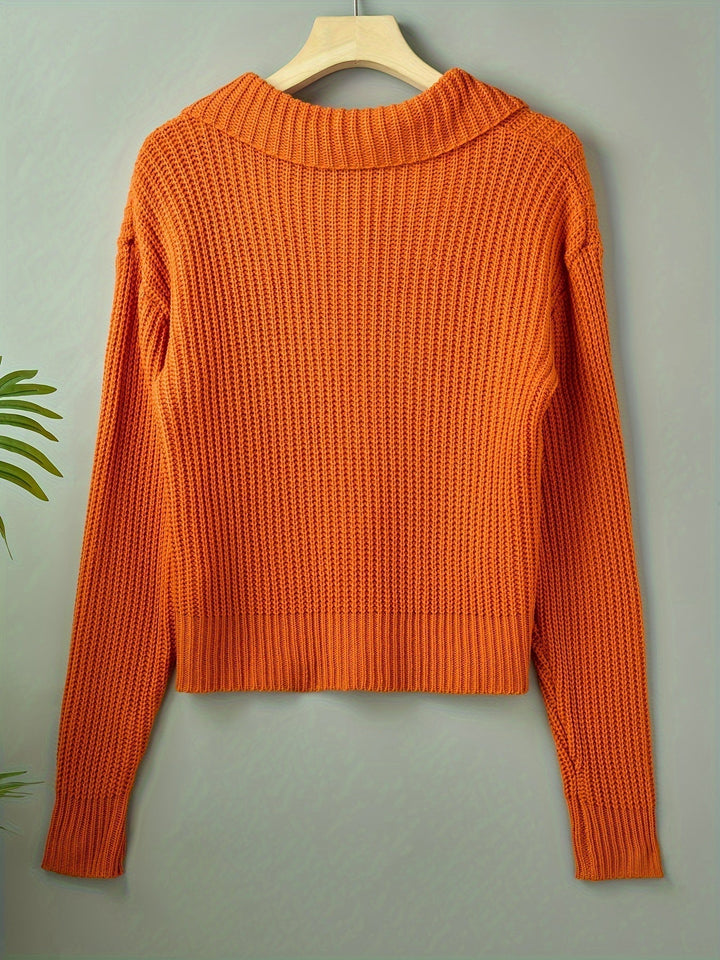 Isla | Strickjacke für Damen mit Rippstrick und langen Ärmeln