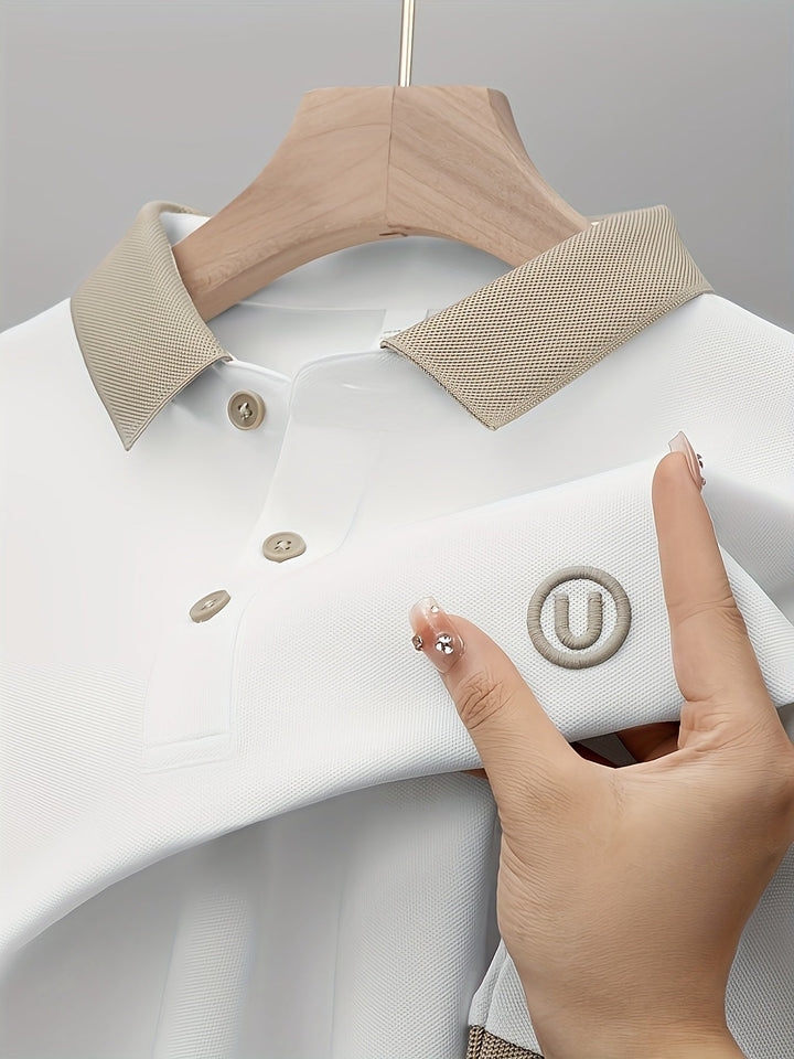 Finn | Besticktes Polo-Shirt für Herren mit kurzen Ärmeln