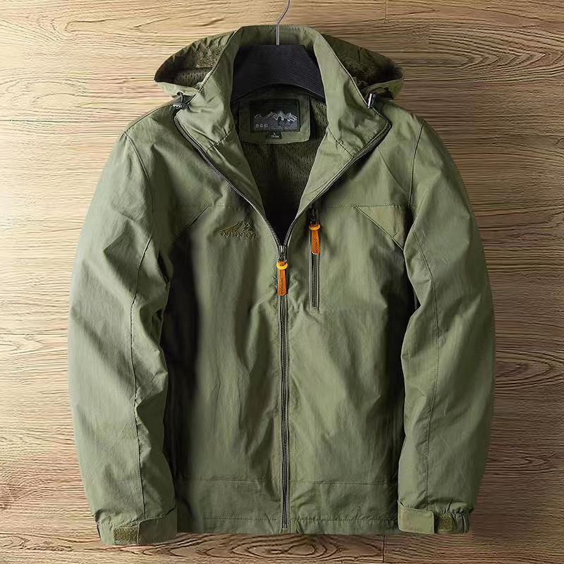 Alverston | Wasserabweisende Jacke für Herren mit Kapuze und langen Ärmeln