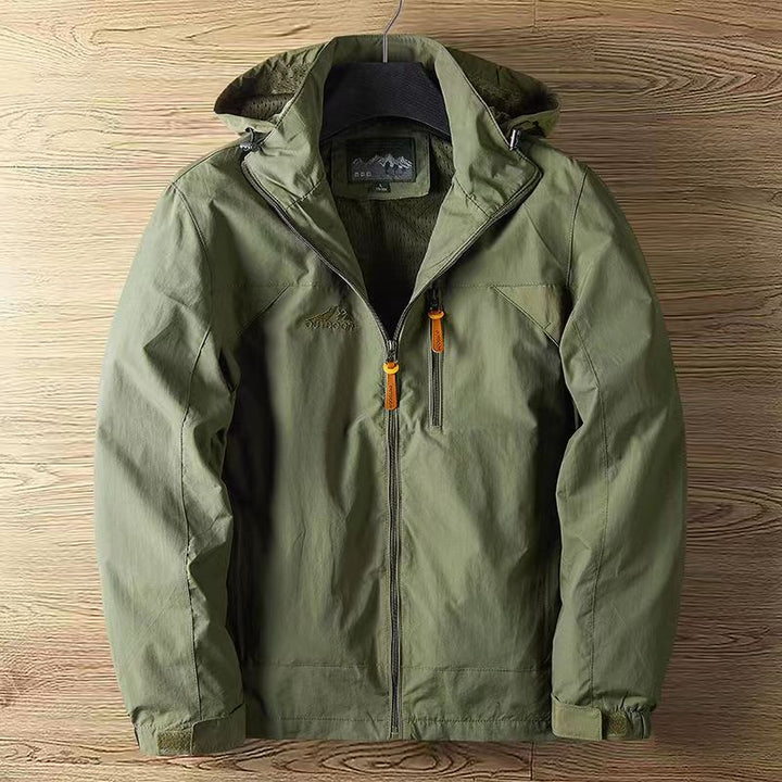 Alverston | Wasserabweisende Jacke für Herren mit Kapuze und langen Ärmeln