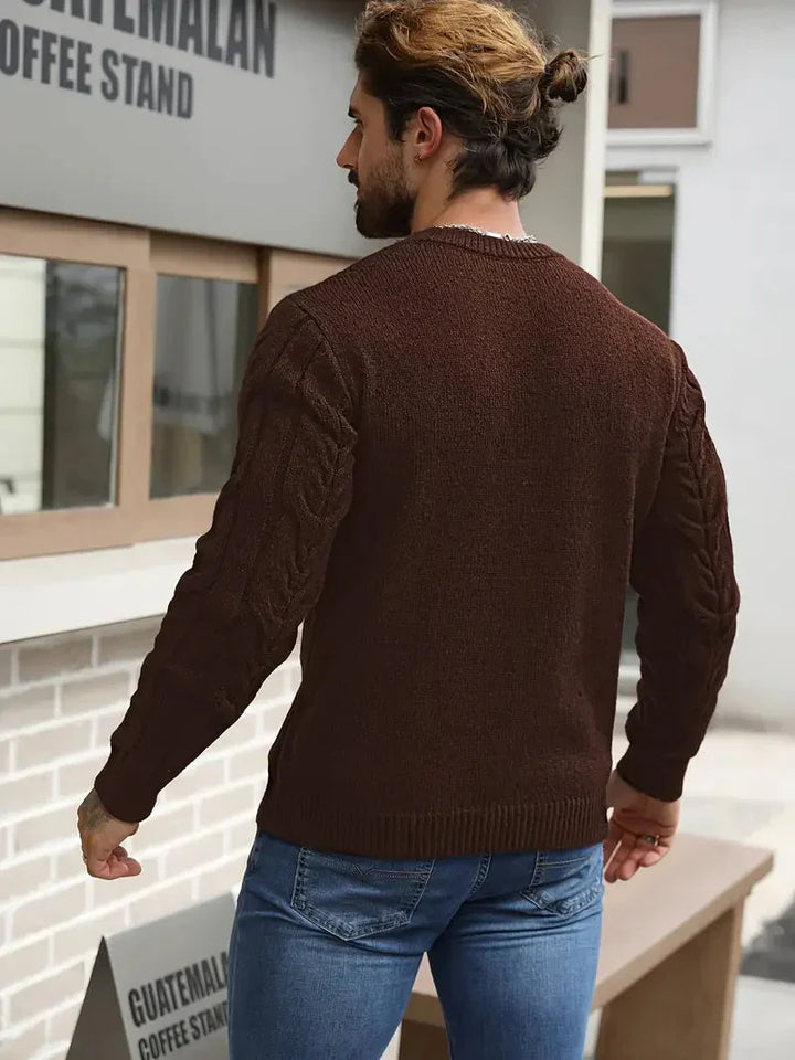 Brit und Boho | Graphica Geo Strickpullover mit geometrischem Muster