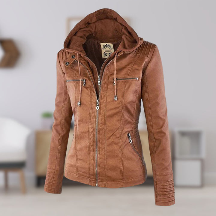Calista | Die ultimative modische Jacke für Damen mit Kapuze und langen Ärmeln