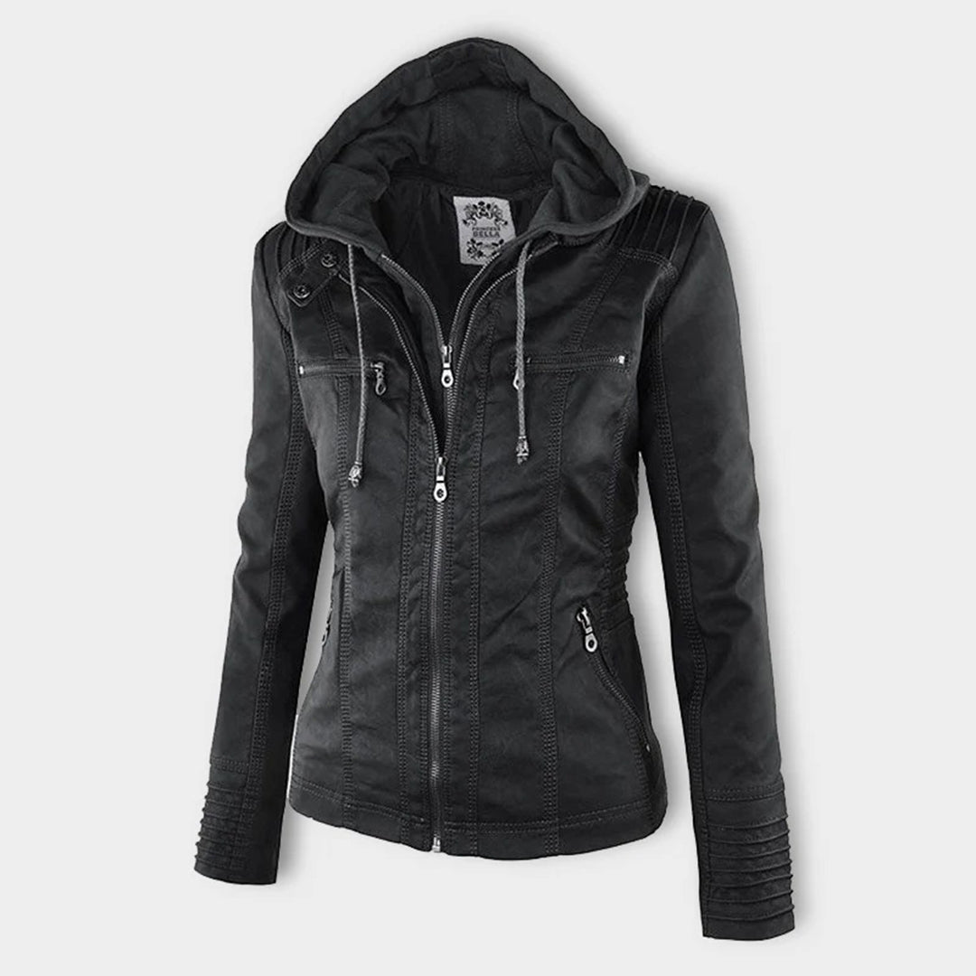 Calista | Die ultimative modische Jacke für Damen mit Kapuze und langen Ärmeln