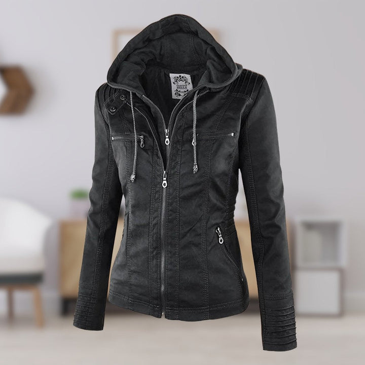 Calista | Die ultimative modische Jacke für Damen mit Kapuze und langen Ärmeln