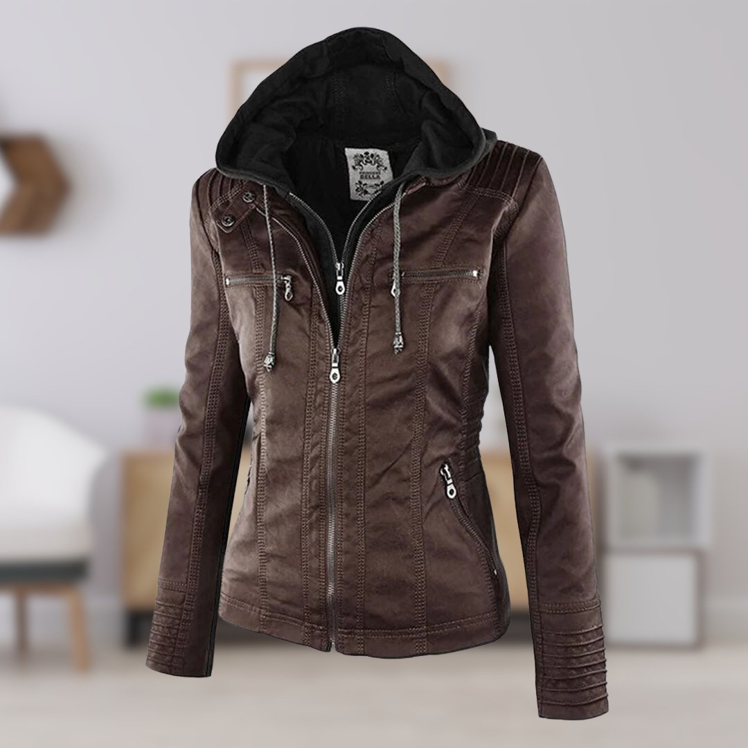 Calista | Die ultimative modische Jacke für Damen mit Kapuze und langen Ärmeln