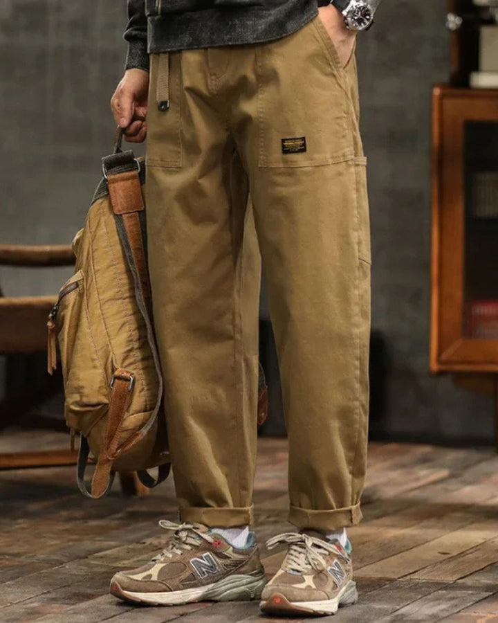 Levin | Vintage Cargo-Hose für Herren mit geradem Bein