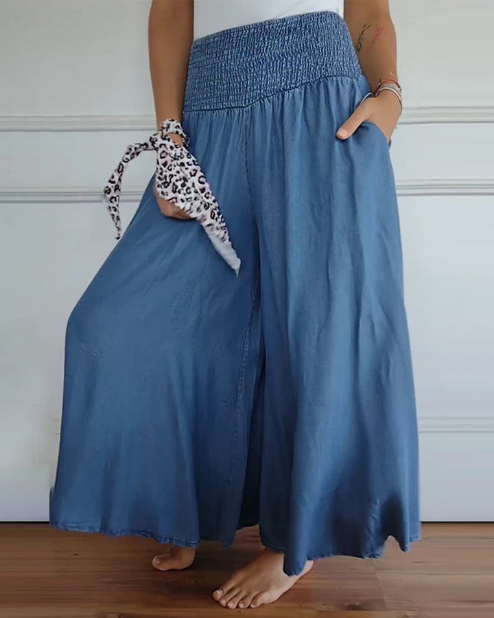 Sophia | Hose für Damen mit elastischem Bund und weiter Passform
