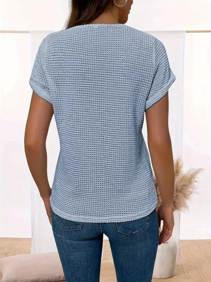 Megan | Schickes Shirt für Damen mit Rundhalsausschnitt