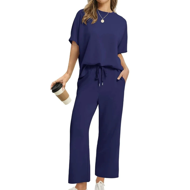 Avery | Lässiges Oberteil- und Hosen-Set für Damen