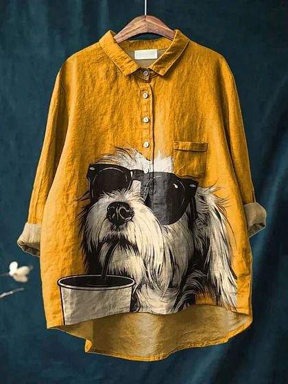 Buddy | Hundekunst-Shirt mit langen Ärmeln