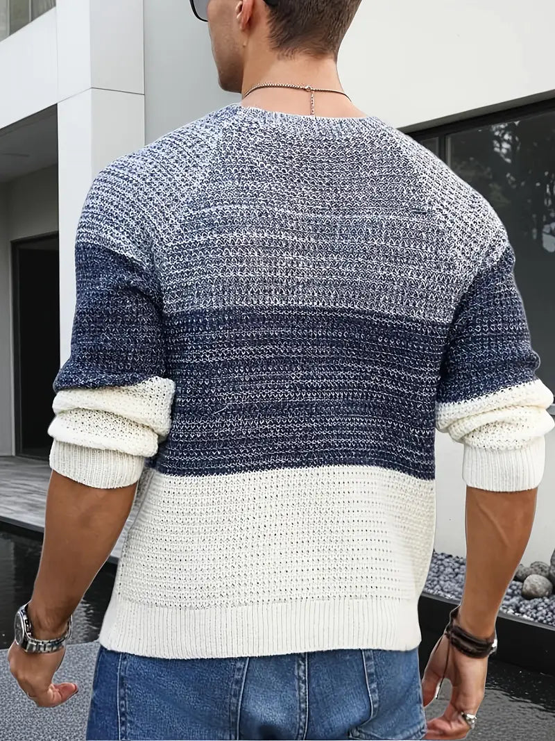 Brit und Boho | Der Orion Geometrische Strickpullover