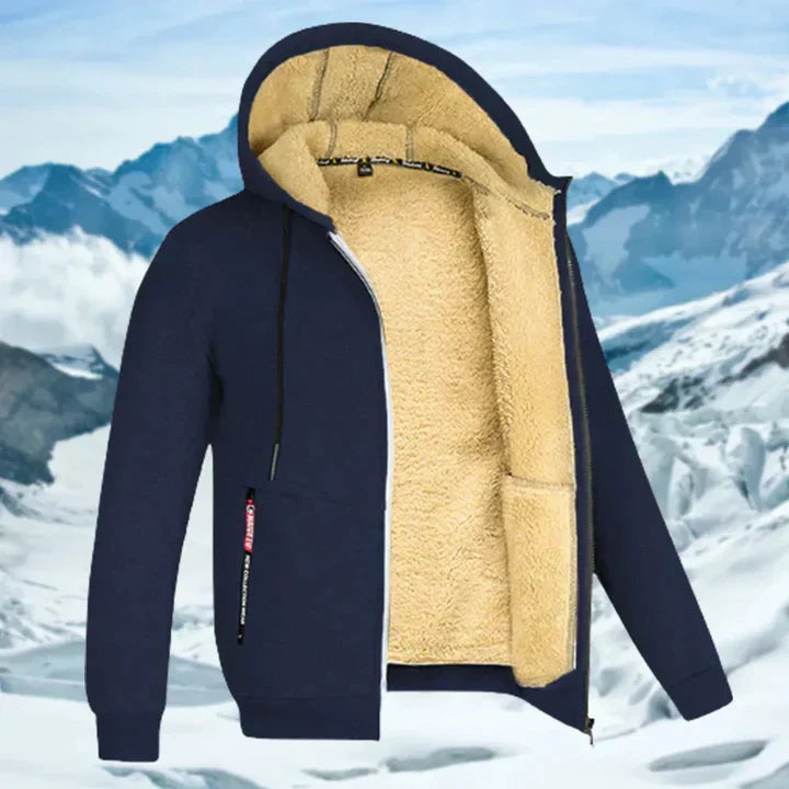 Arie | Herren Wintermantel mit Kapuze und langen Ärmeln