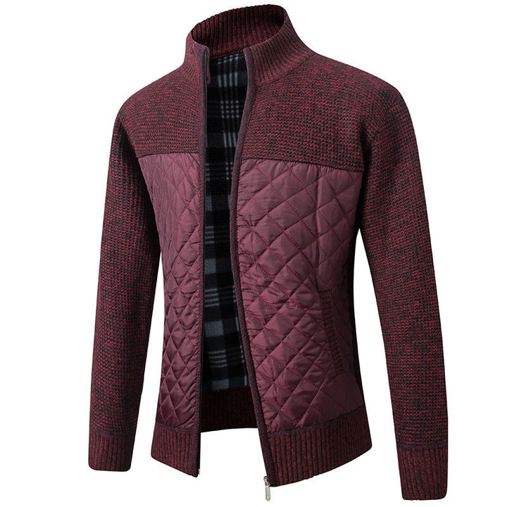Owen | Herren Cardigan mit Stehkragen und Taschen